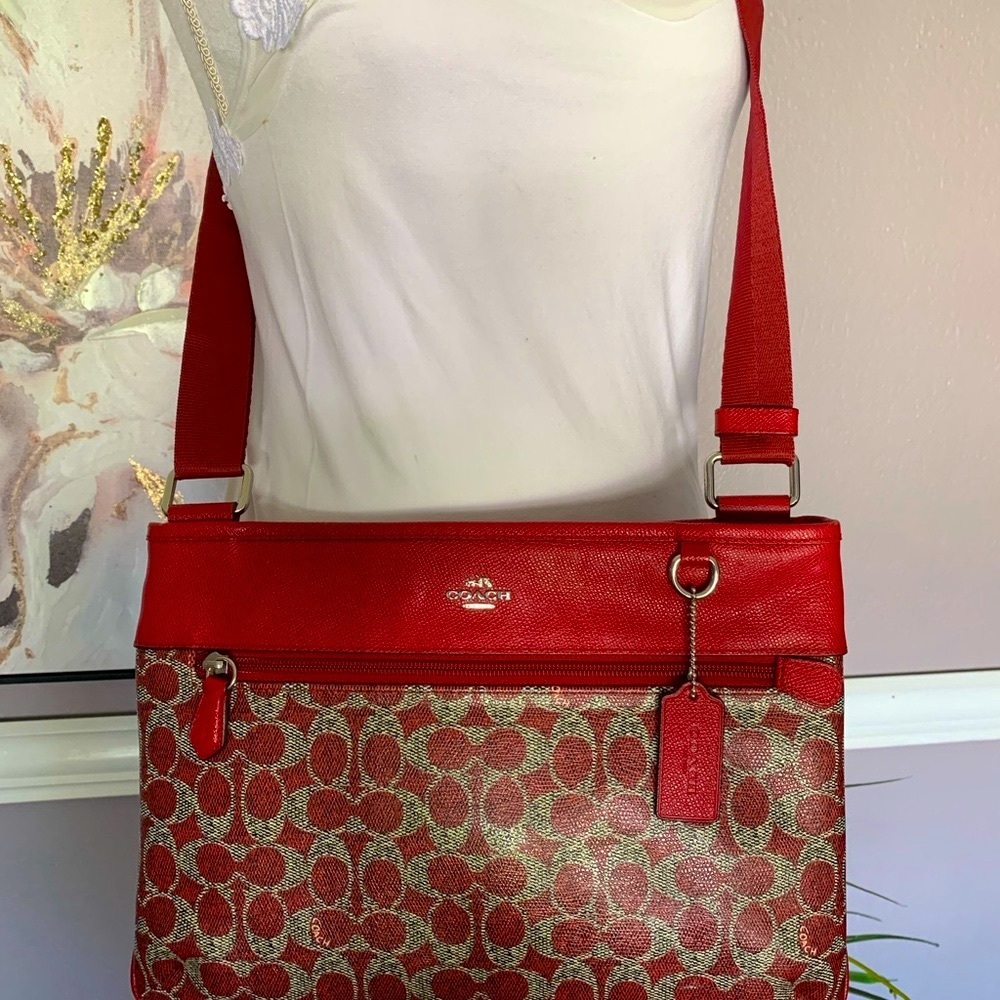 Coach Spencer Signature crossbody/Shoulder bag - Picture 8 of 10